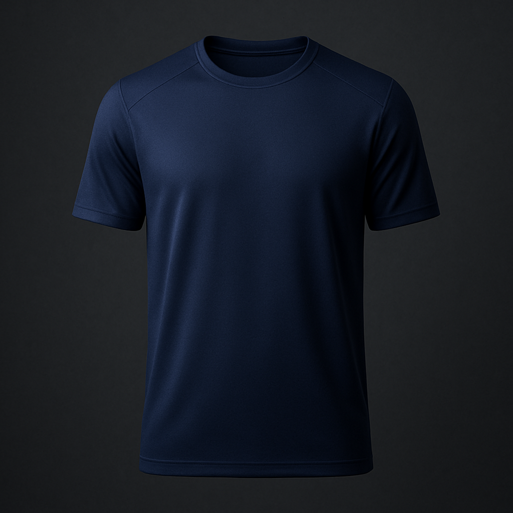 Elite Dry Fit Tee - Navy