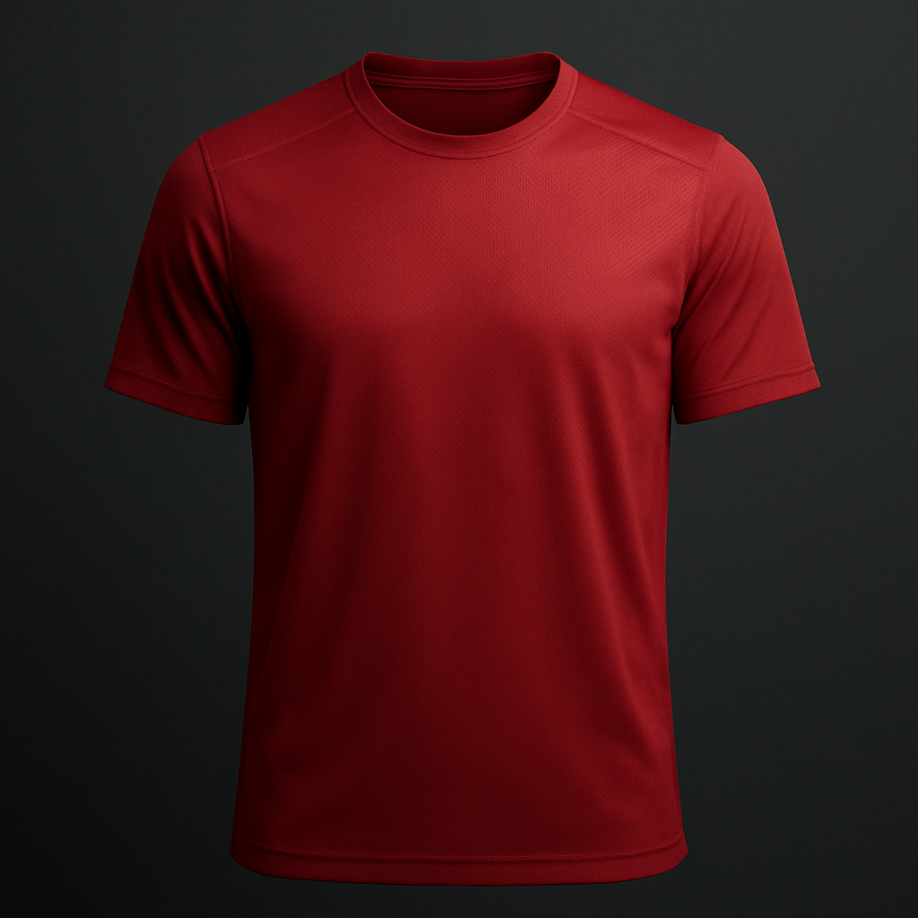 Elite Dry Fit Tee - Crimson